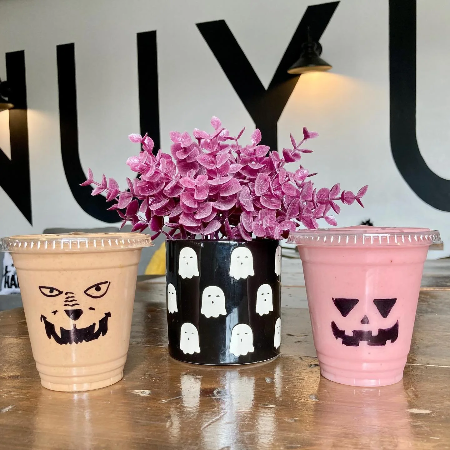 Treat your little monsters to something sweet - minus the sugar crash - this Halloweek! 🧟🎃

Kids&rsquo; sizes available in the Rad, Bliss, and Zone! 👻

#nuyujuicebar #halloween #eatmoreplants #kidapproved #rethinkyourdrink #healthyeats