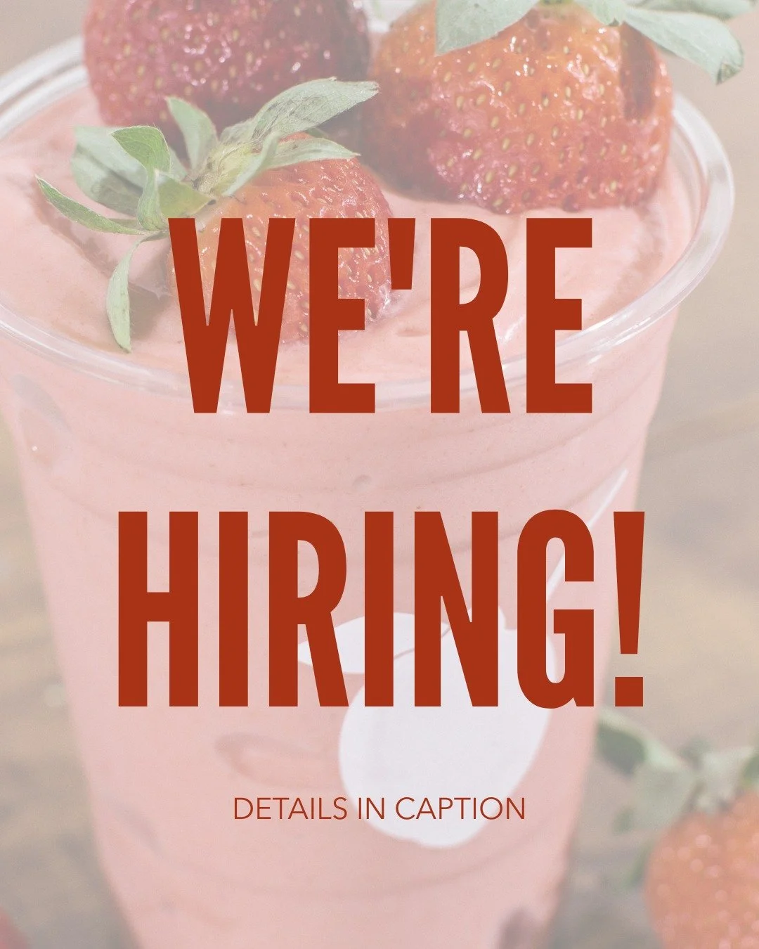 ✨ We&rsquo;re Hiring at NUYU Juice Bar! ✨

Ready to be part of an extraordinary team? NUYU Juice Bar is looking for a Part-Time Juice Specialist to join us! 🌱

Requirements:
&bull; Part-time (about 20 hours/week)
&bull; 18+ and high school graduate
