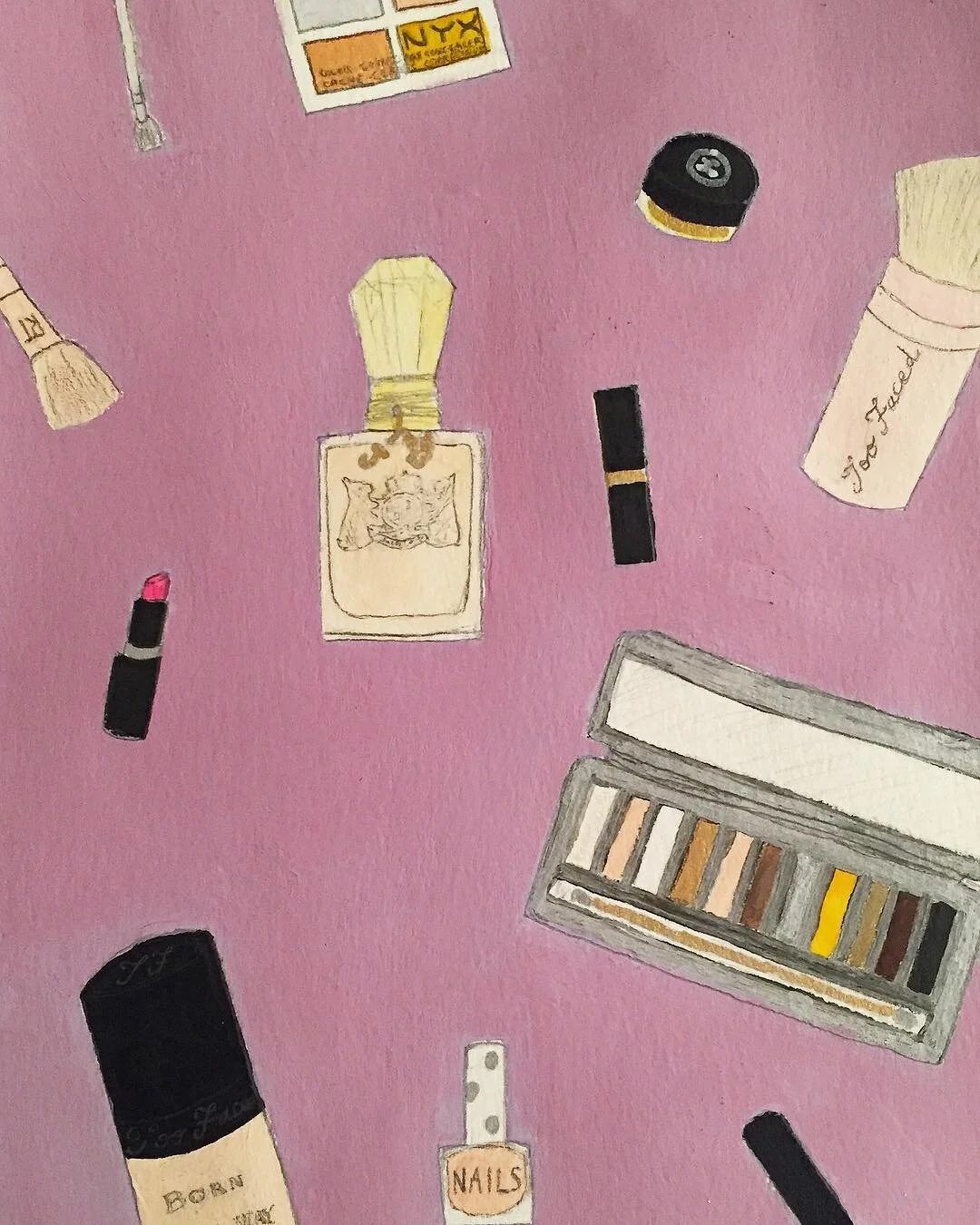 Makeup in watercolours 💄
&bull;
&bull;
&bull;
&bull;
&bull;
&bull;
#instart #art #drawing #sketching #sketch #doodles #doodling #watercolor #watercolour #paint #painting #makeup #create #creation #creative #creativeart #creativelife