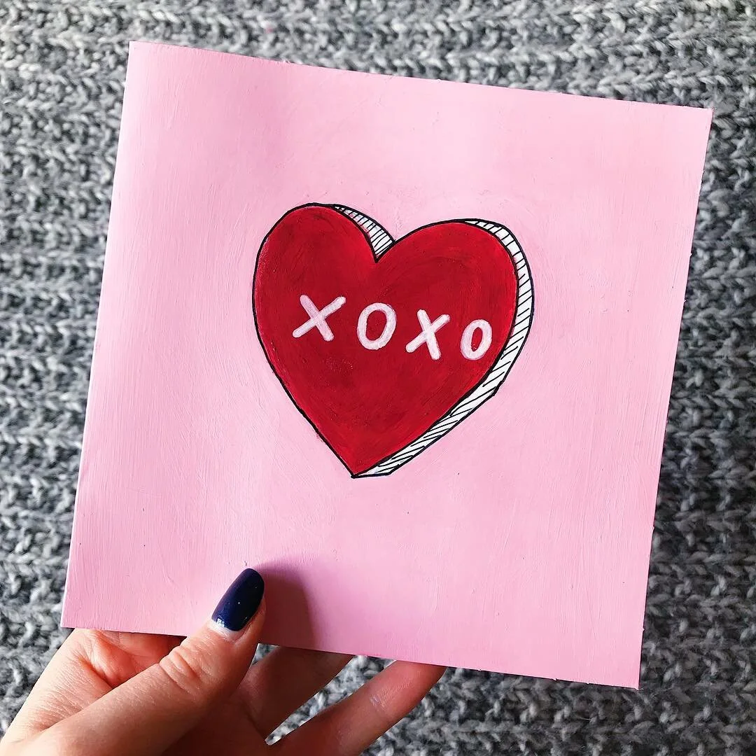No expiry date on lovin&rsquo; amirite ladies
&bull;
&bull;
&bull;
&bull;
&bull;
#painting #acryllic #heart #loveheart #love #valentinesday #vday #pink #xoxo #friendship #friends #card #greetingcards #diy #instart #art #drawing #sketching #sketch #do
