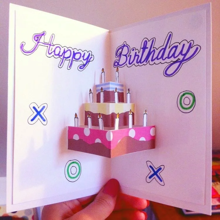 A card I made for my dad&rsquo;s birthday 6 years ago ✨
&bull;
I always feel best when I&rsquo;m creating, but at the moment I feel blocked &mdash; I want to make but I don&rsquo;t know what to make. It&rsquo;s frustrating looking back at times of my