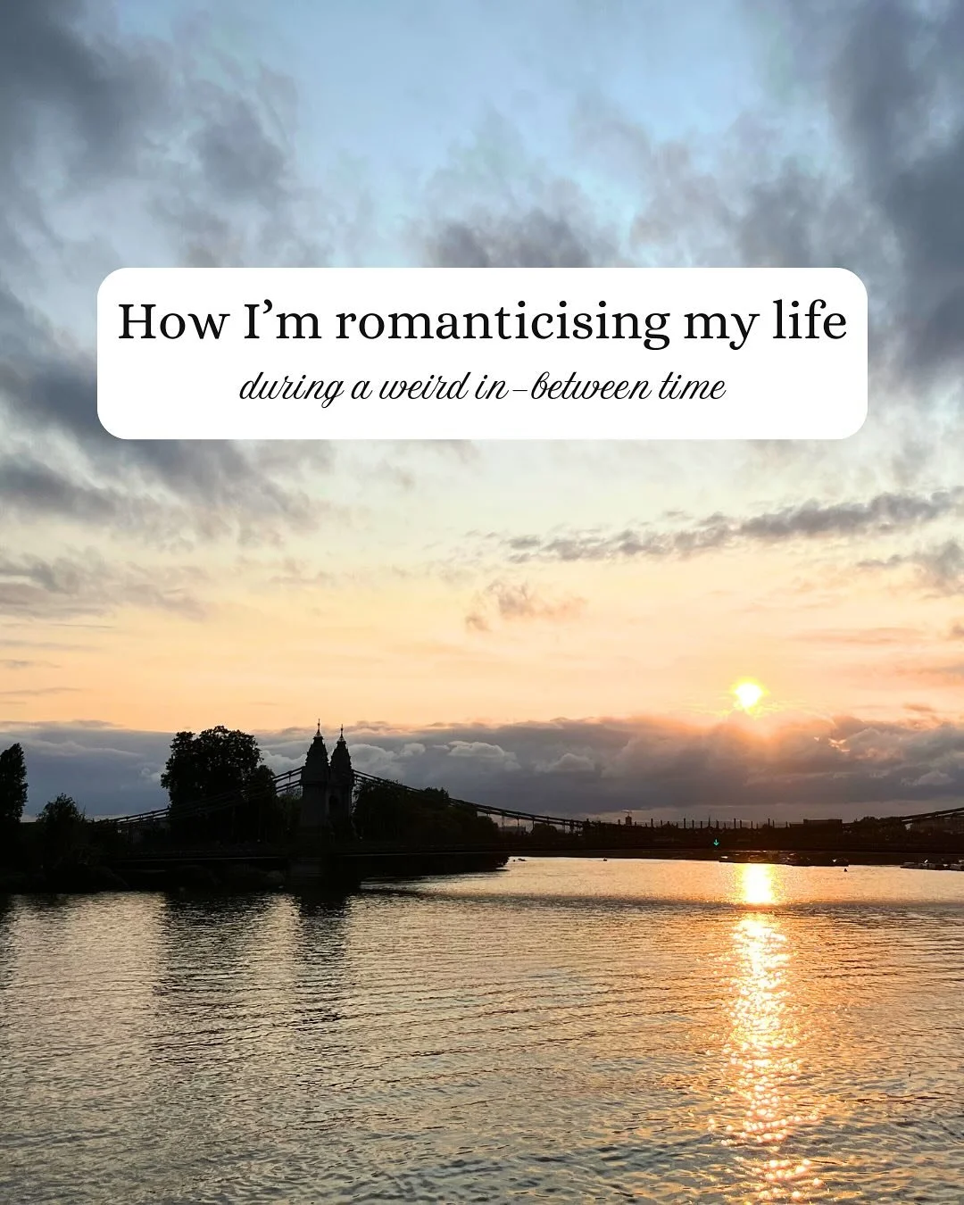 How do you romanticise your life?
✨read more on Substack at the link in bio✨