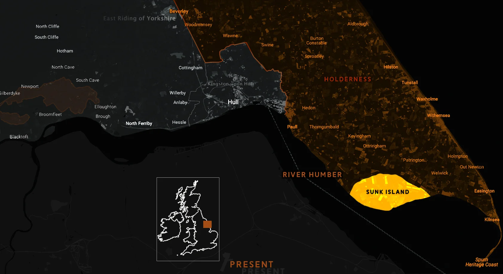 Map of the East Riding of Yorkshire Present - edit1.jpg