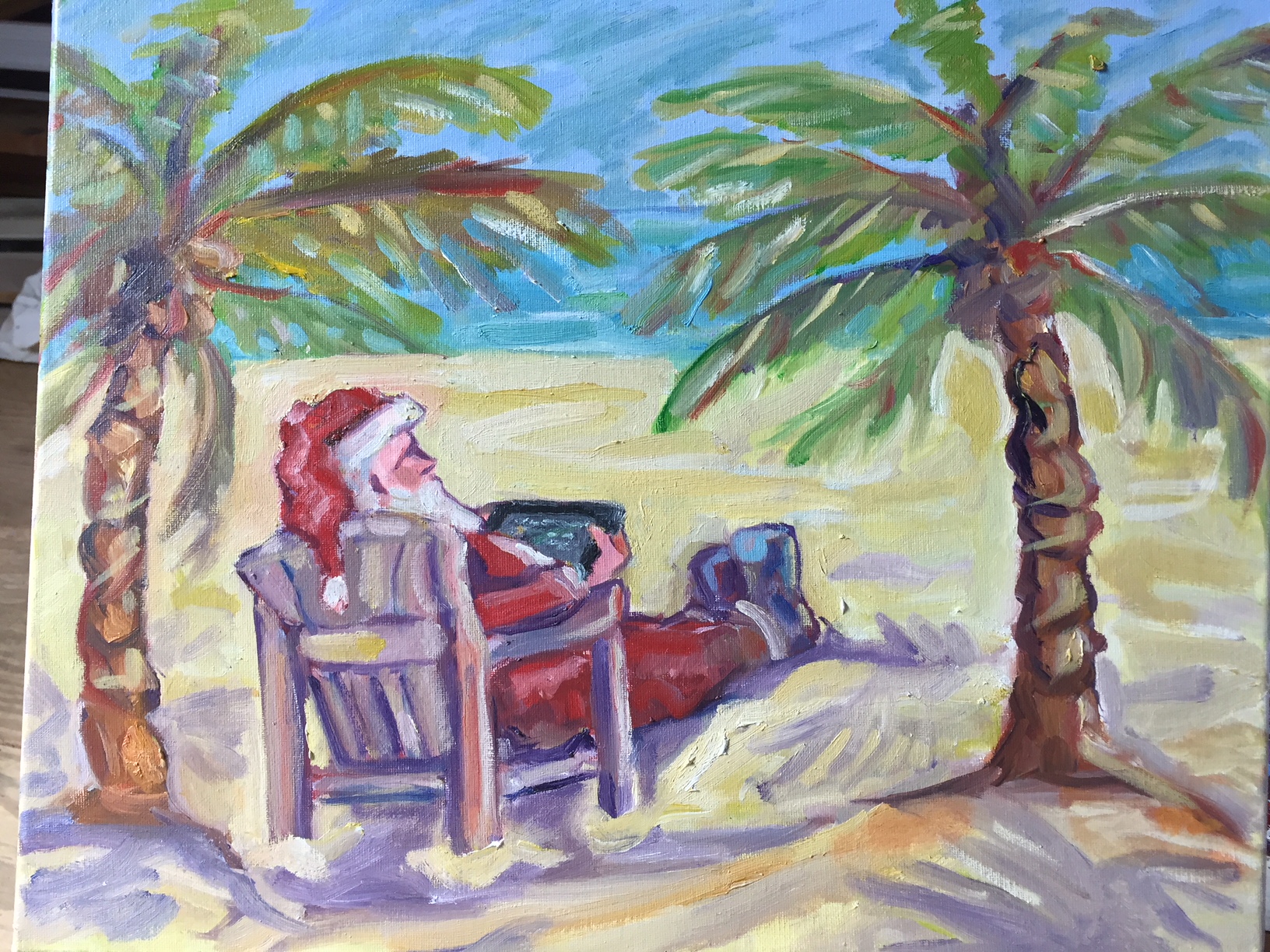 Santa in Cayman