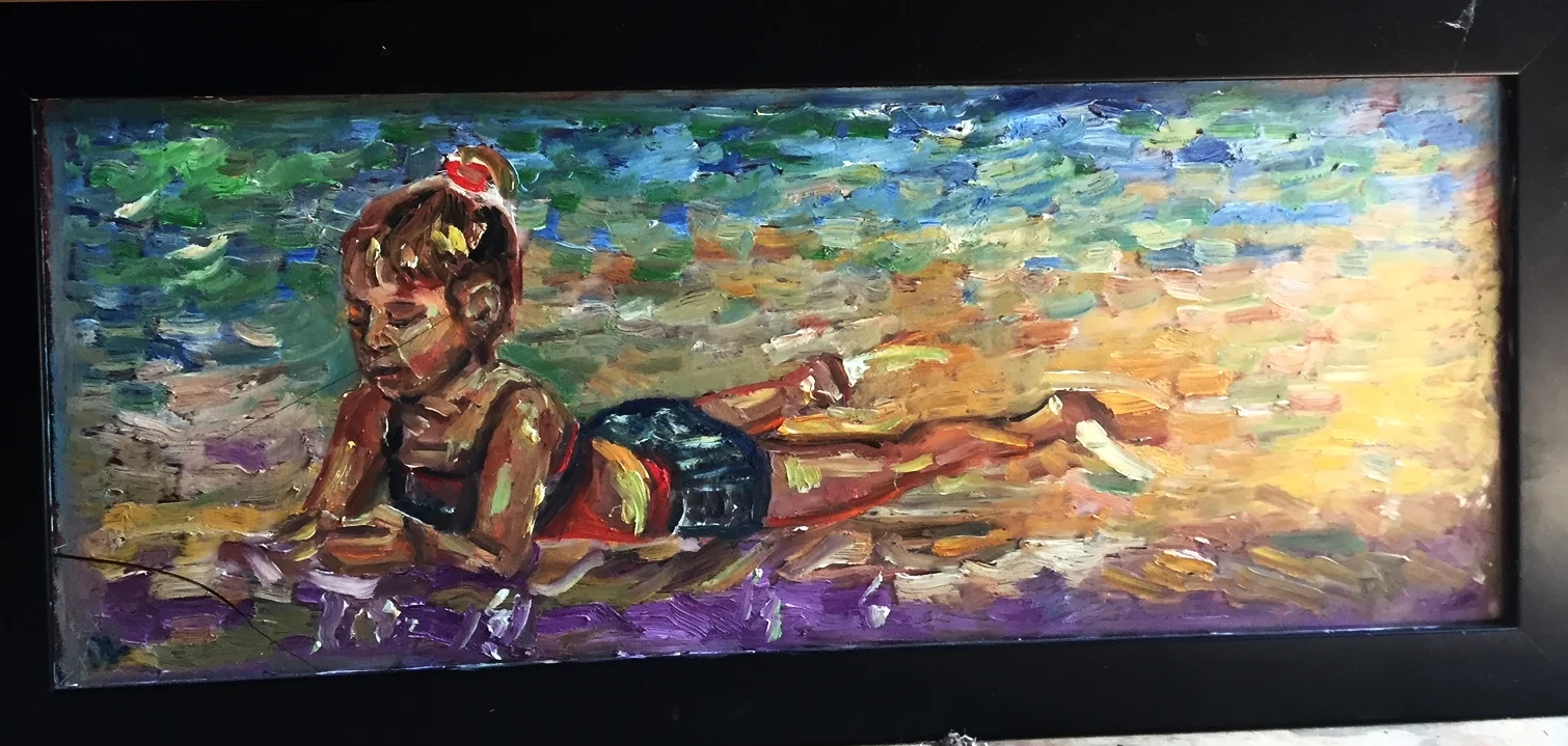 Girl on the Beach #2