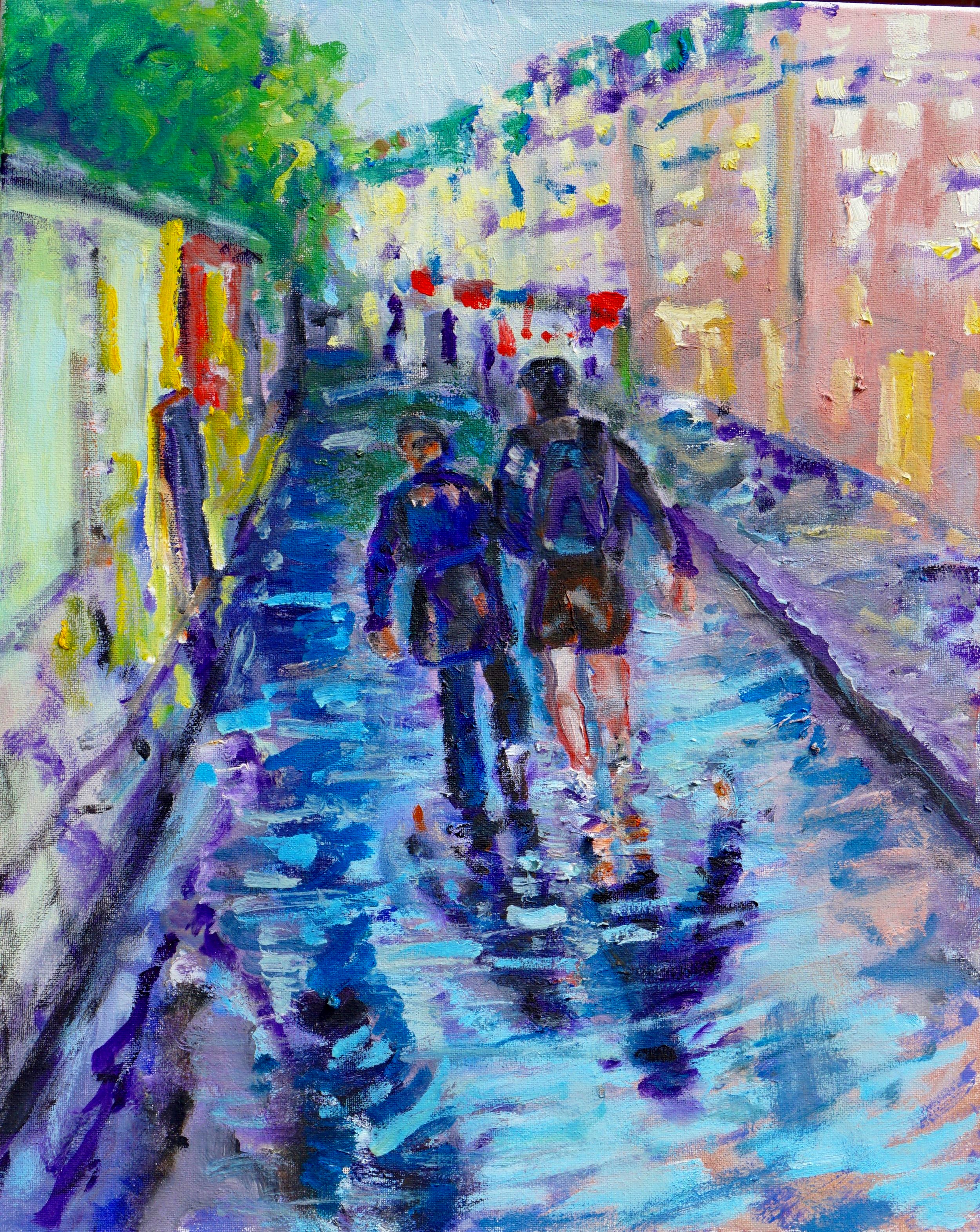 A Walk in the Parisian Rain
