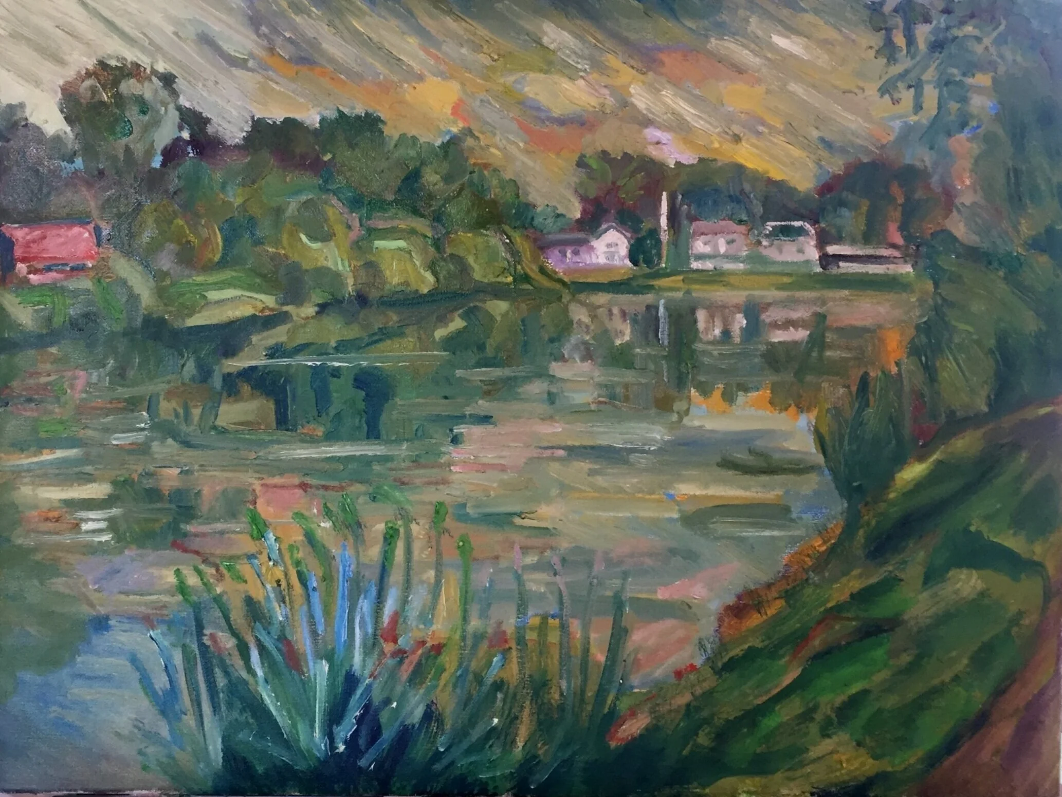 Evening at Buckingham Pond