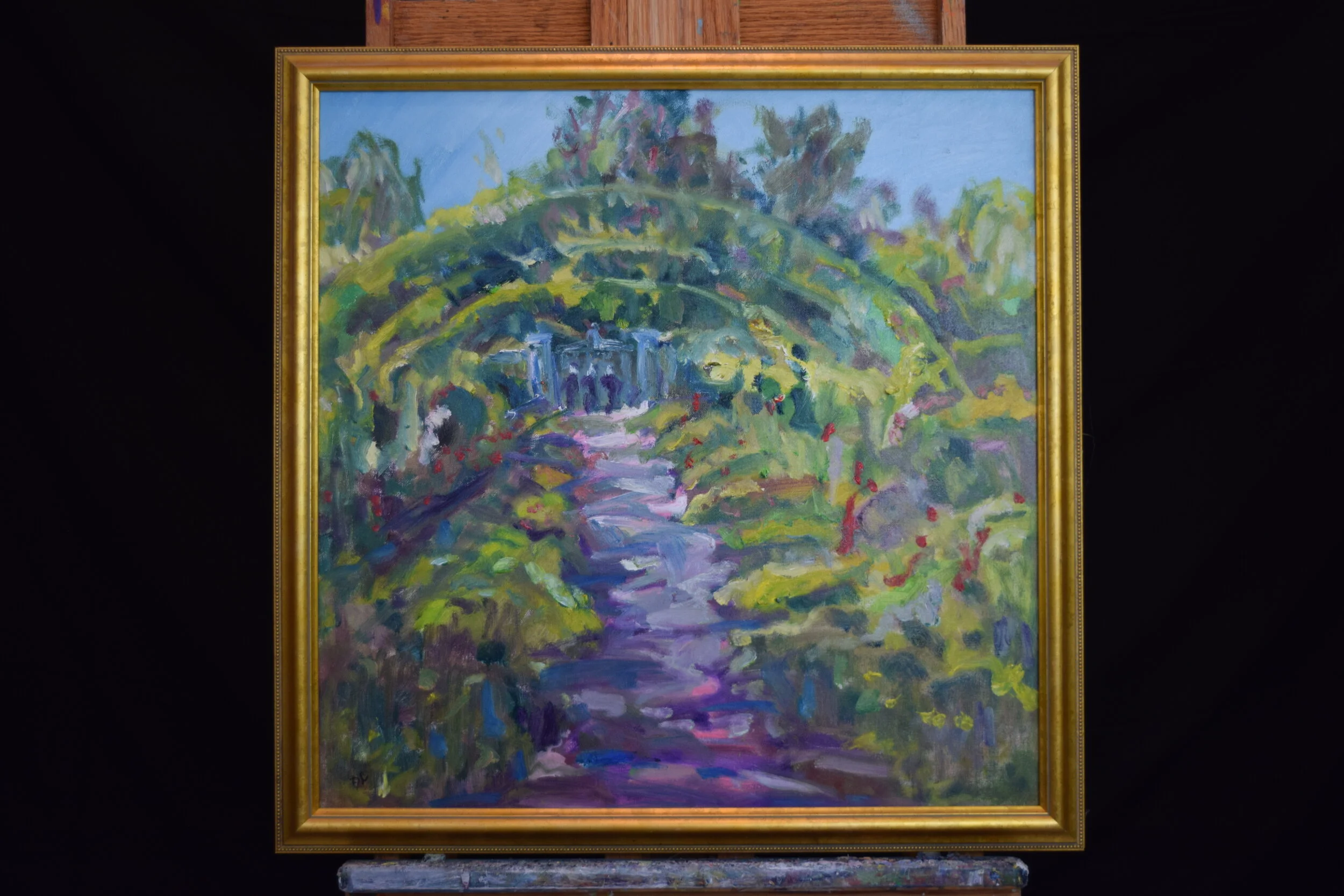 Three at Monet's Gardens