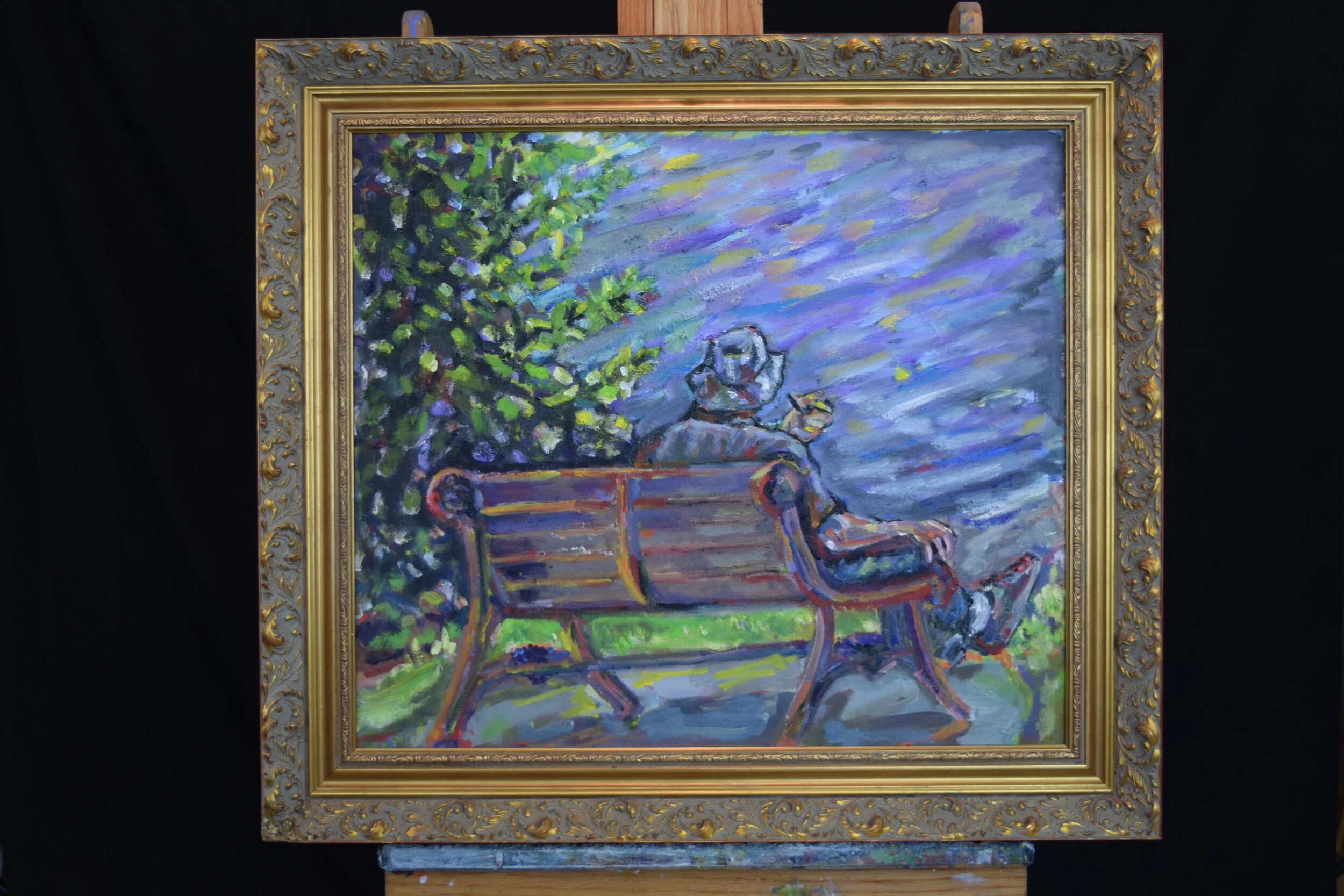 A Smoke by Buckingham Pond