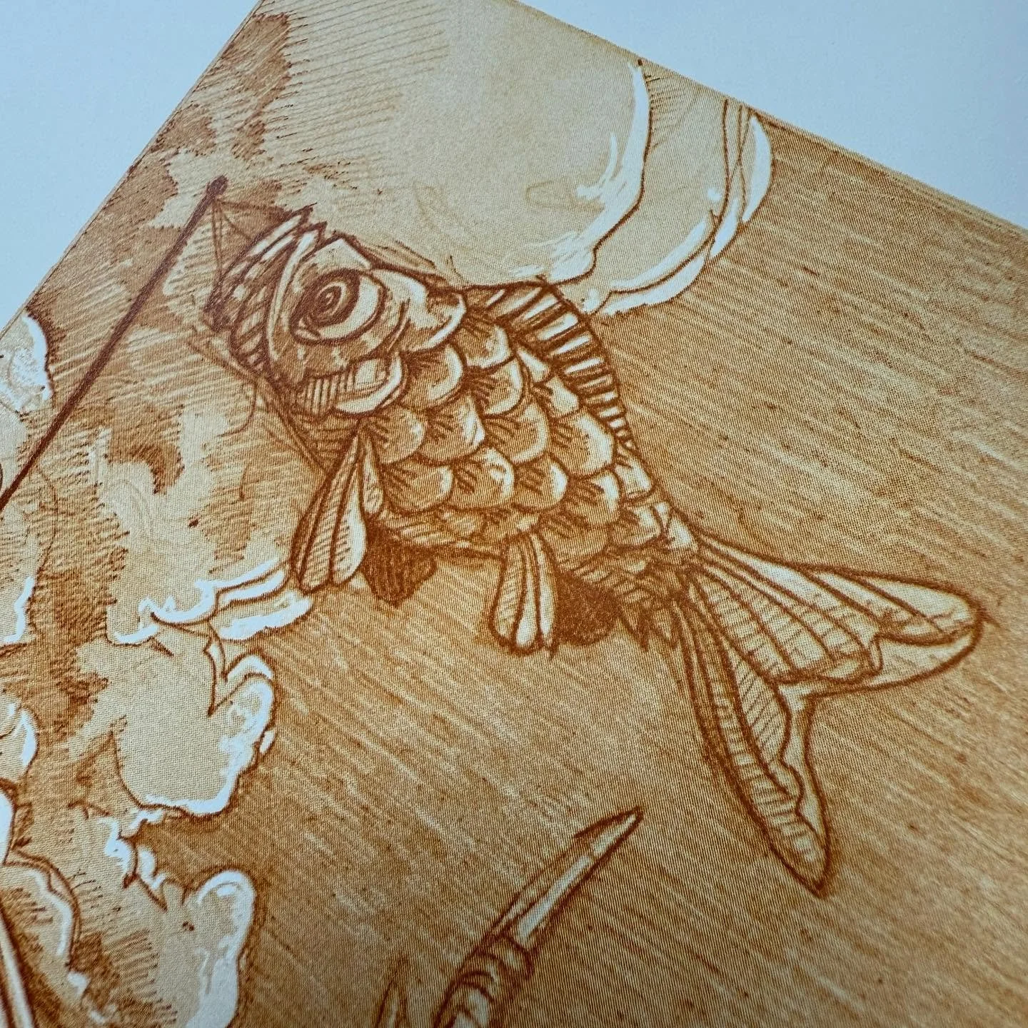 Something fishy going on&hellip; 🎏🐇📻
#ajmasthay #masthaystudios #artist #printmaker #printmaking #artistoninstagram #modernart #ilovethebunny
