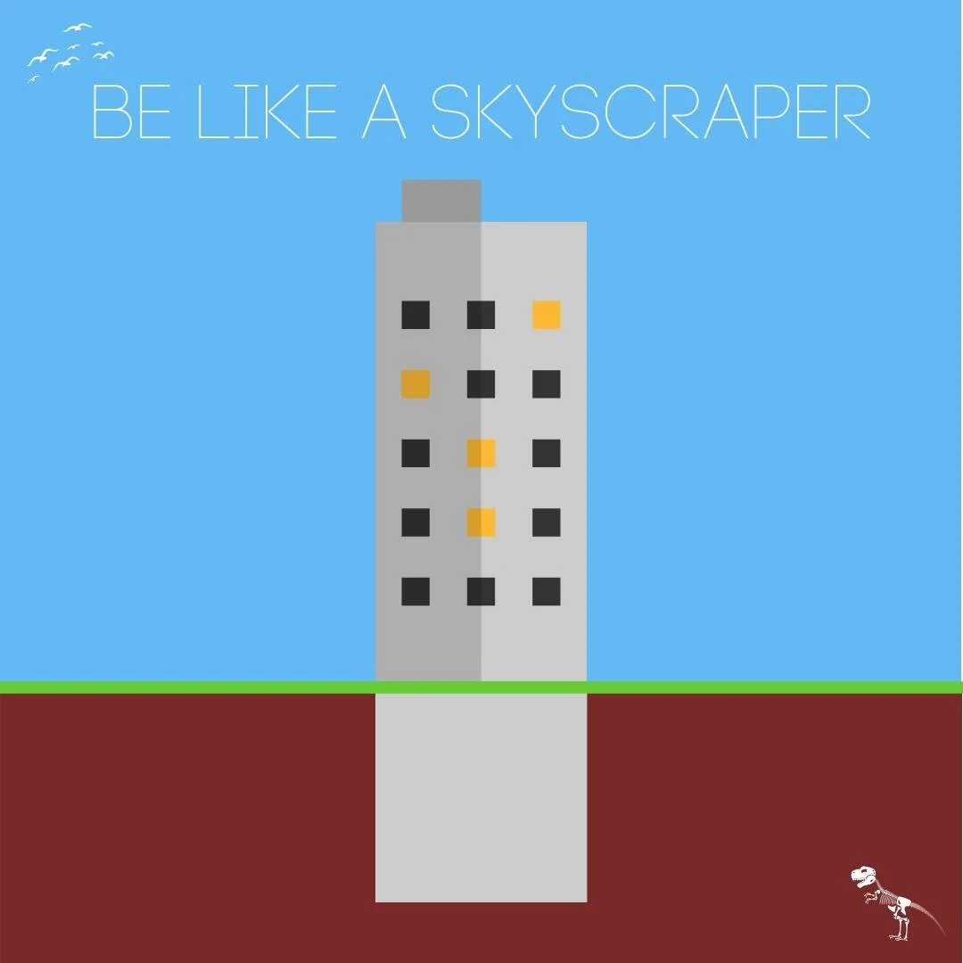 I hate heights.

Okay, that may not be true - I hate the thought of falling from a great height, which is different right?

But anyway... skyscrapers.

They are stunning buildings.

Tall structures that allow you to see for miles around.

Such a powe