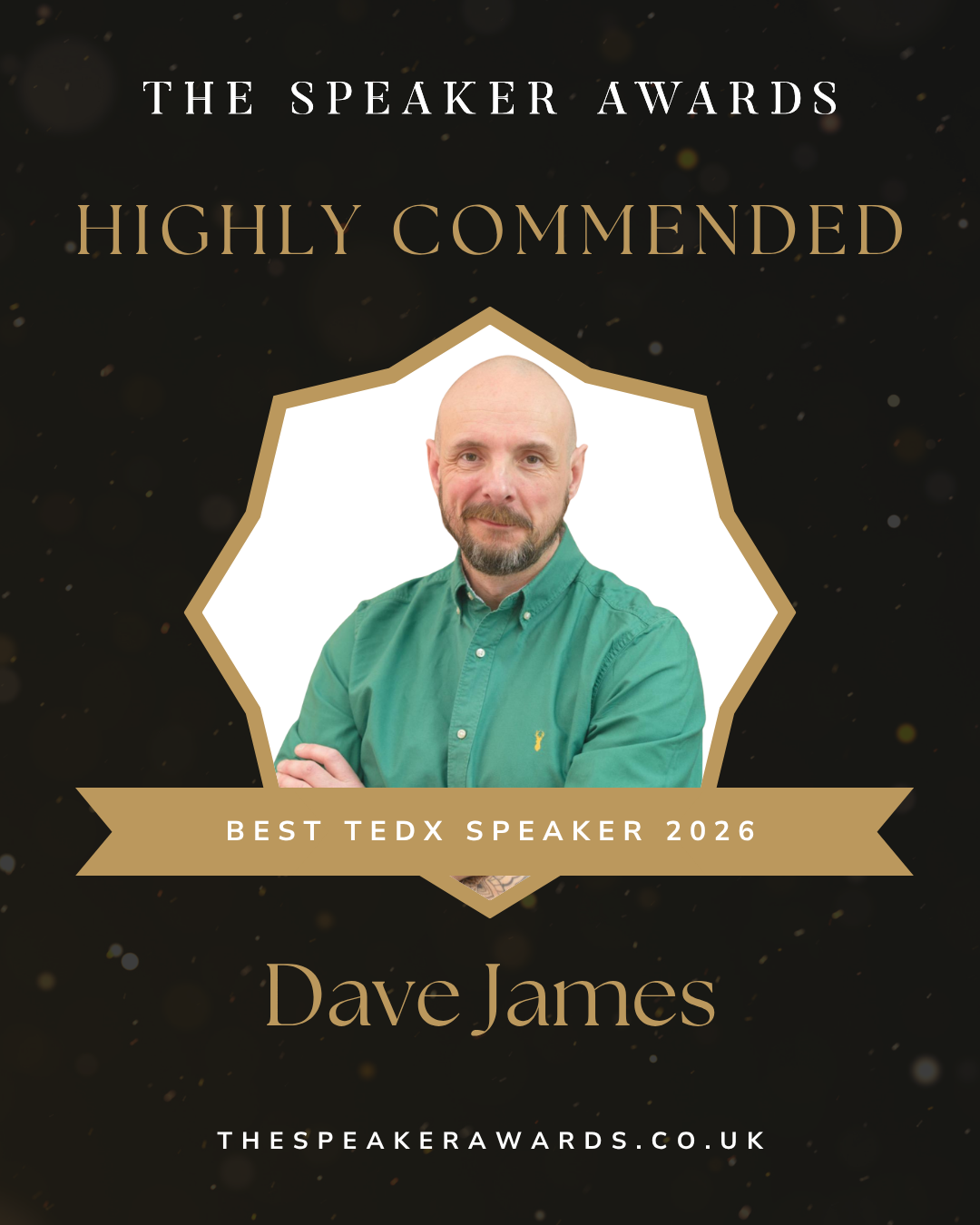 I won highly commended at the speaker awards!