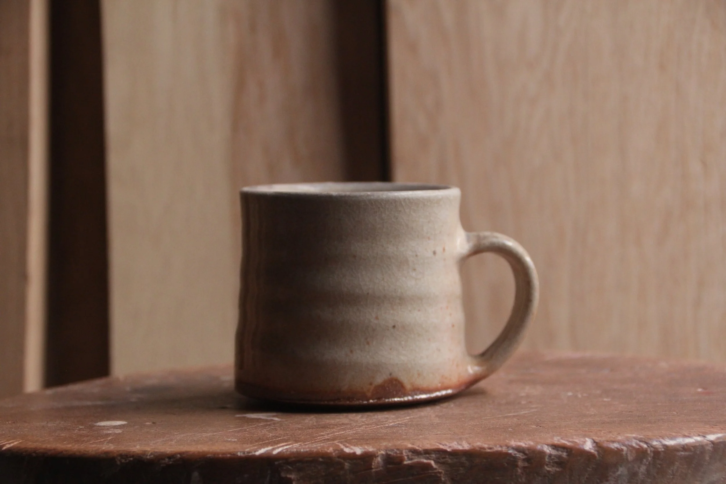 Woodfired Shino Mug