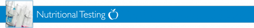 A state-of-the-art assessment of your intra-cellular nutritional status. Looks at thirty four (34) vitamins, minerals, amino acids, and antioxidants are evaluated.
