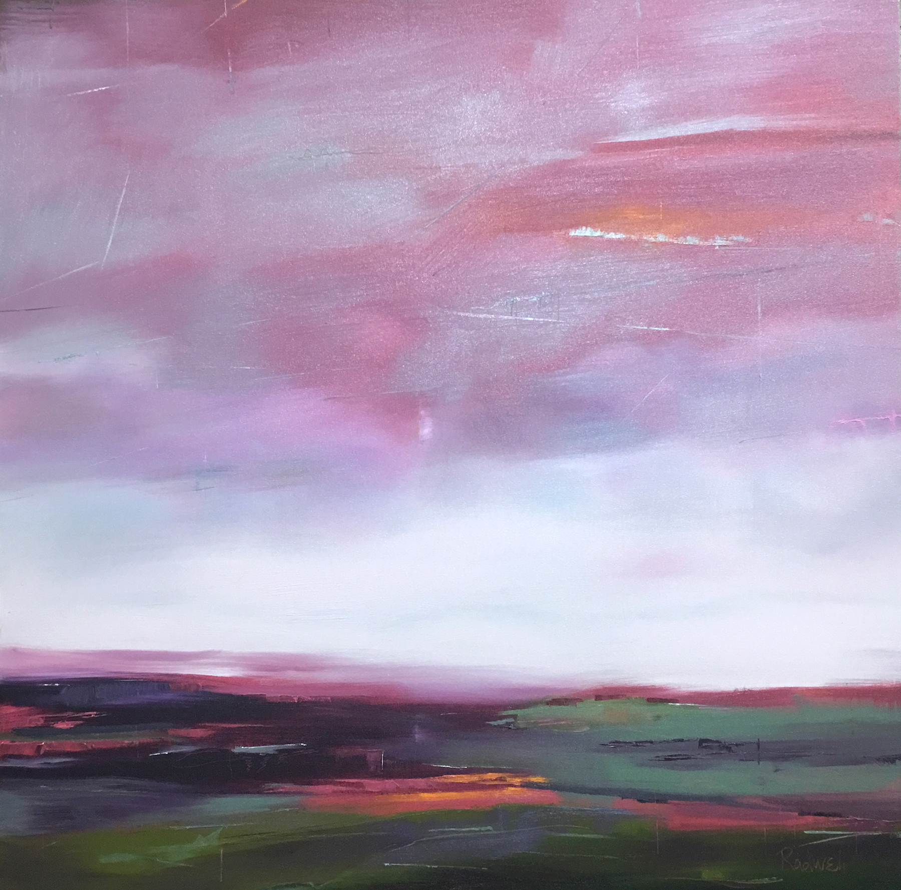 One Last Kiss ~ 40"x40" o/c