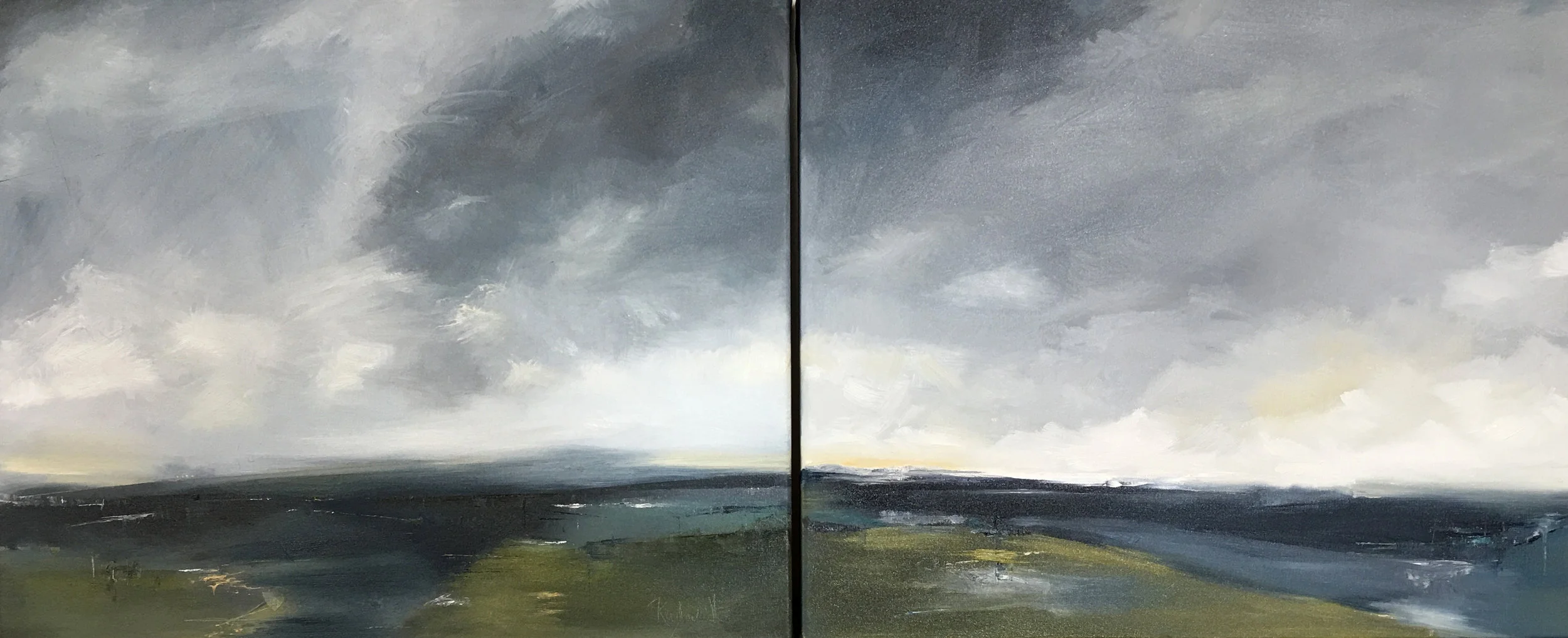 Double Trouble ~ 48"x20" o/c