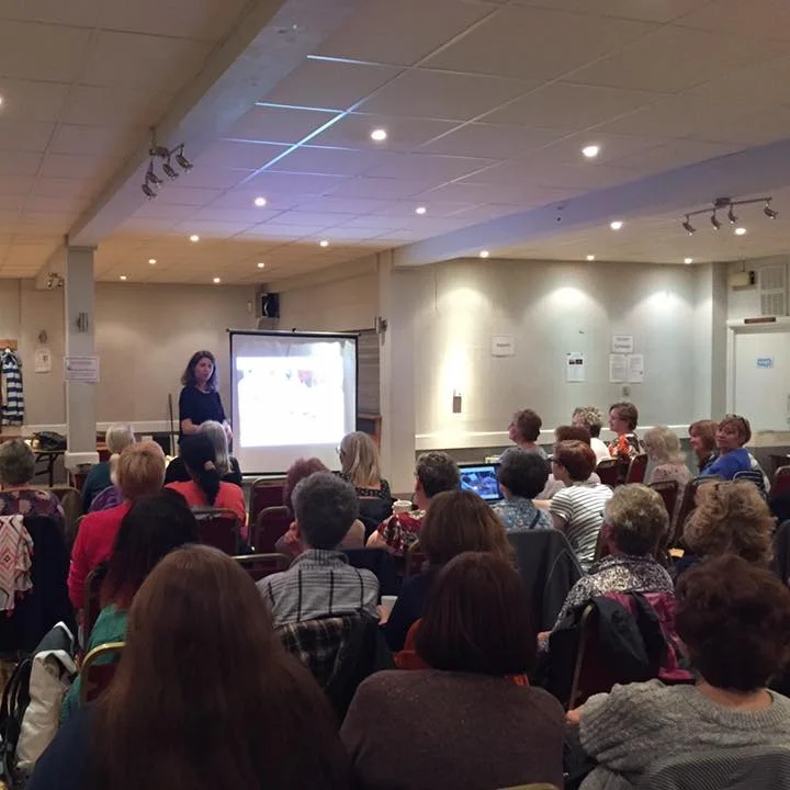 October 2017: Sarah Jarman from Entelchy Arts gave us a talk about their project improving the lives of older people in the area.