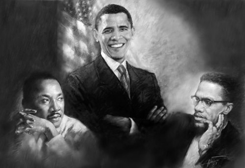 Martin, Obama, Malcolm: Spot the clown and paid agent of imperialism