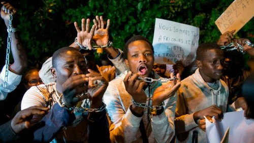 Africans being “sold” as “slaves” in Libya - 2017