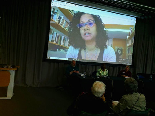 Alissa Trotz spoke via web link