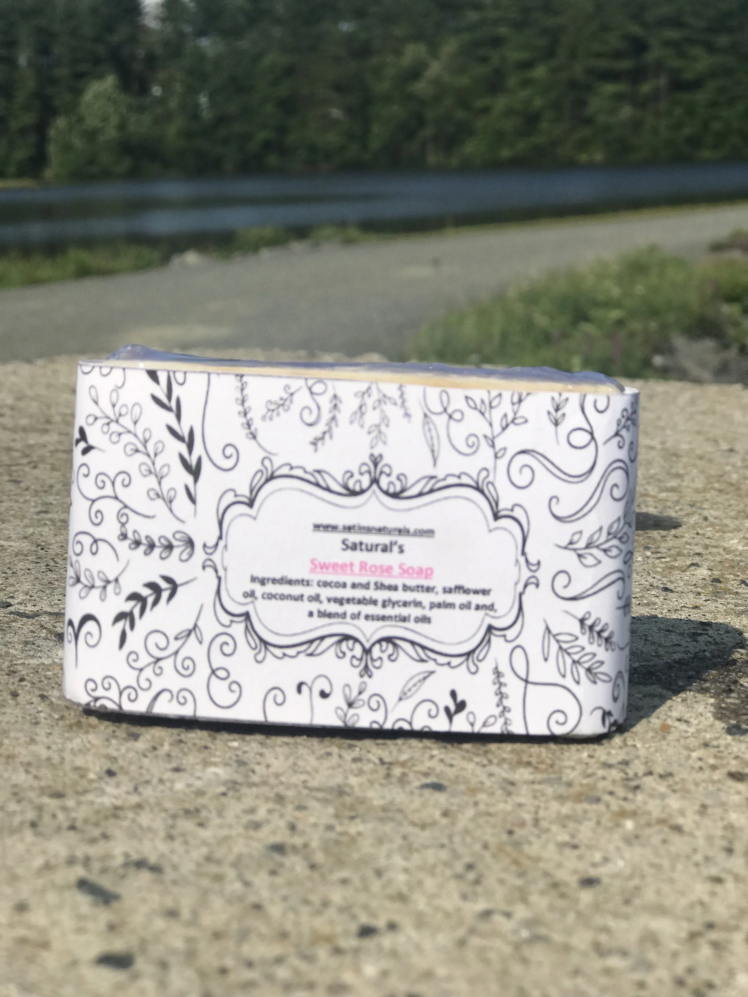 Satural's Sweet Rose Soap Bar