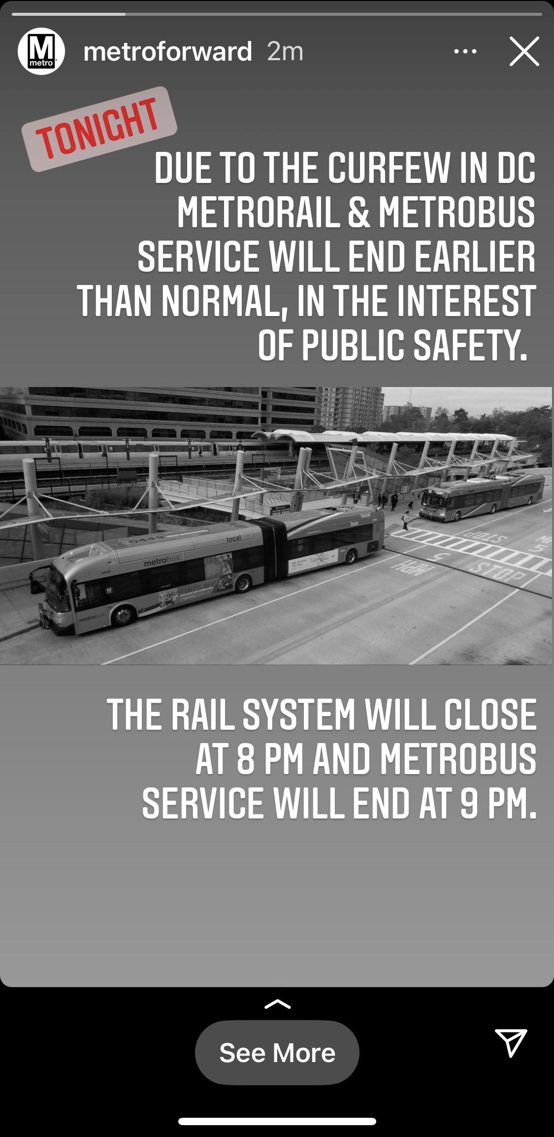 Jan 6 curfew metro closing early.PNG