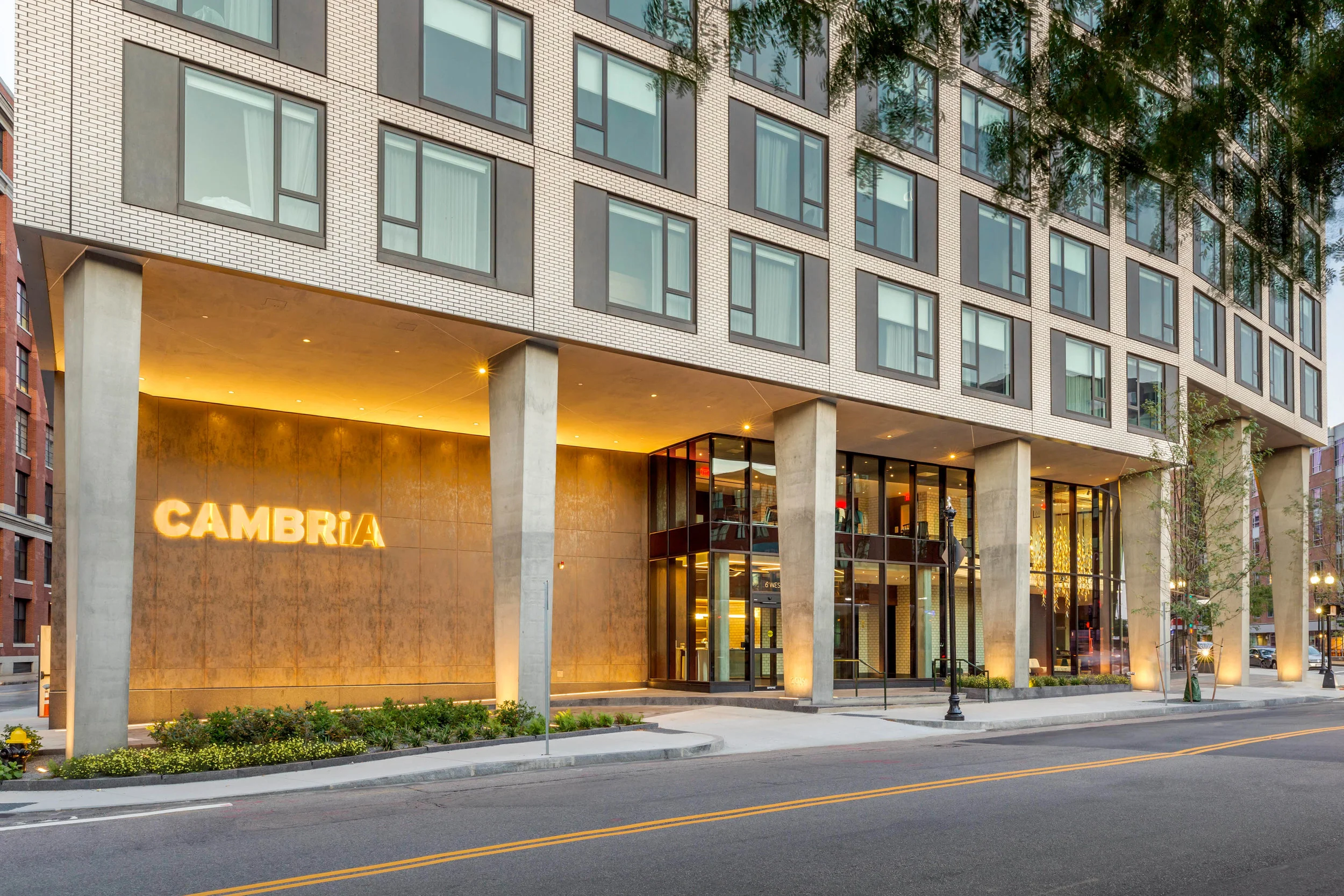 The Cambria Hotel is now open in South Boston