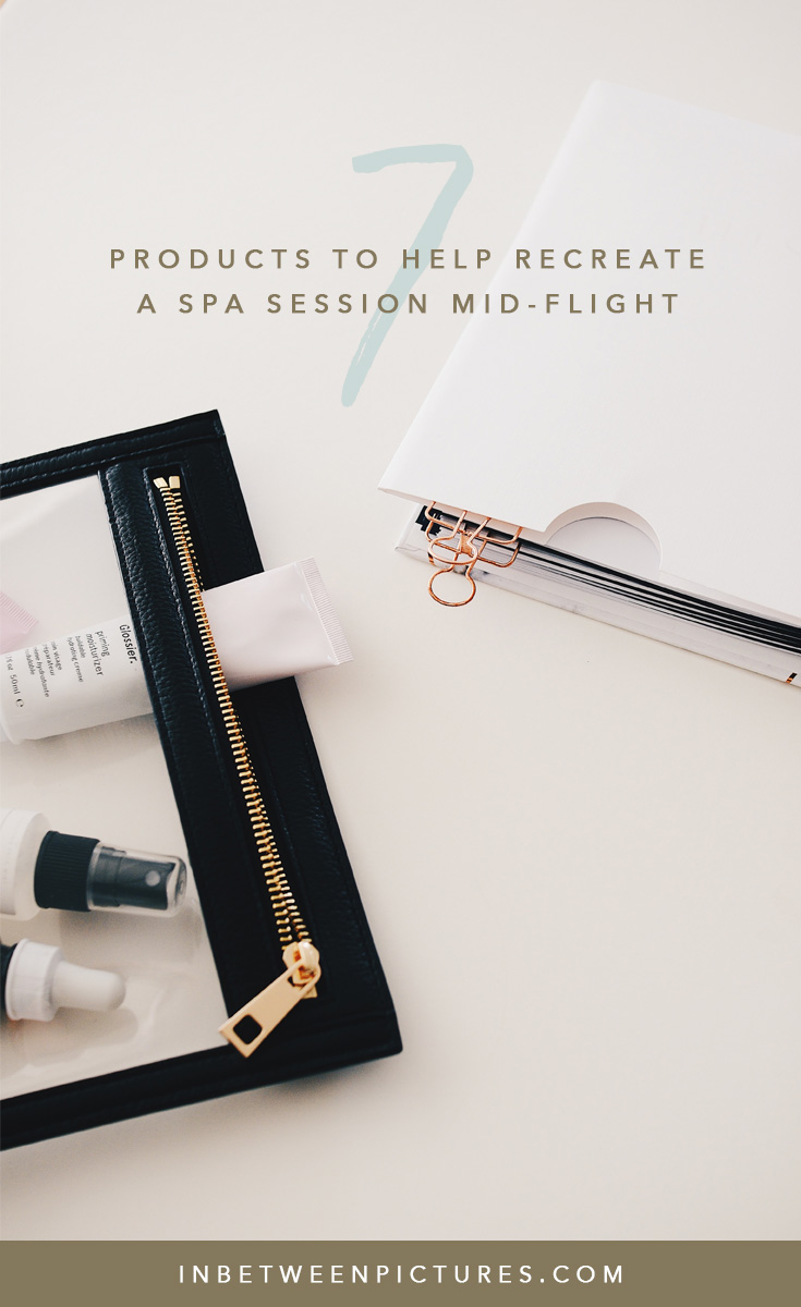 Keep your skin hydrated even after a long haul flight! 7 Products To Help You Recreate a Spa Session Mid-Flight #TravelEssentials #Skincareonthego