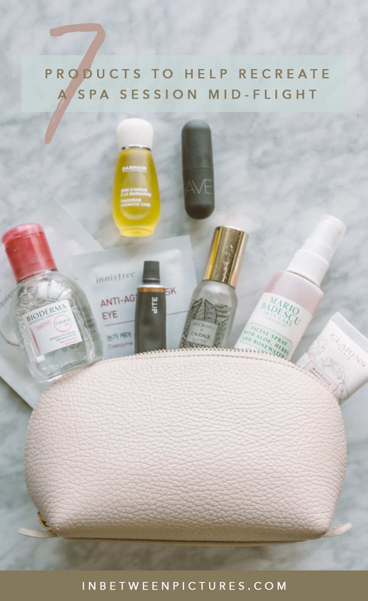 Keep your skin hydrated even after a long haul flight! 7 Products To Help You Recreate a Spa Session Mid-Flight