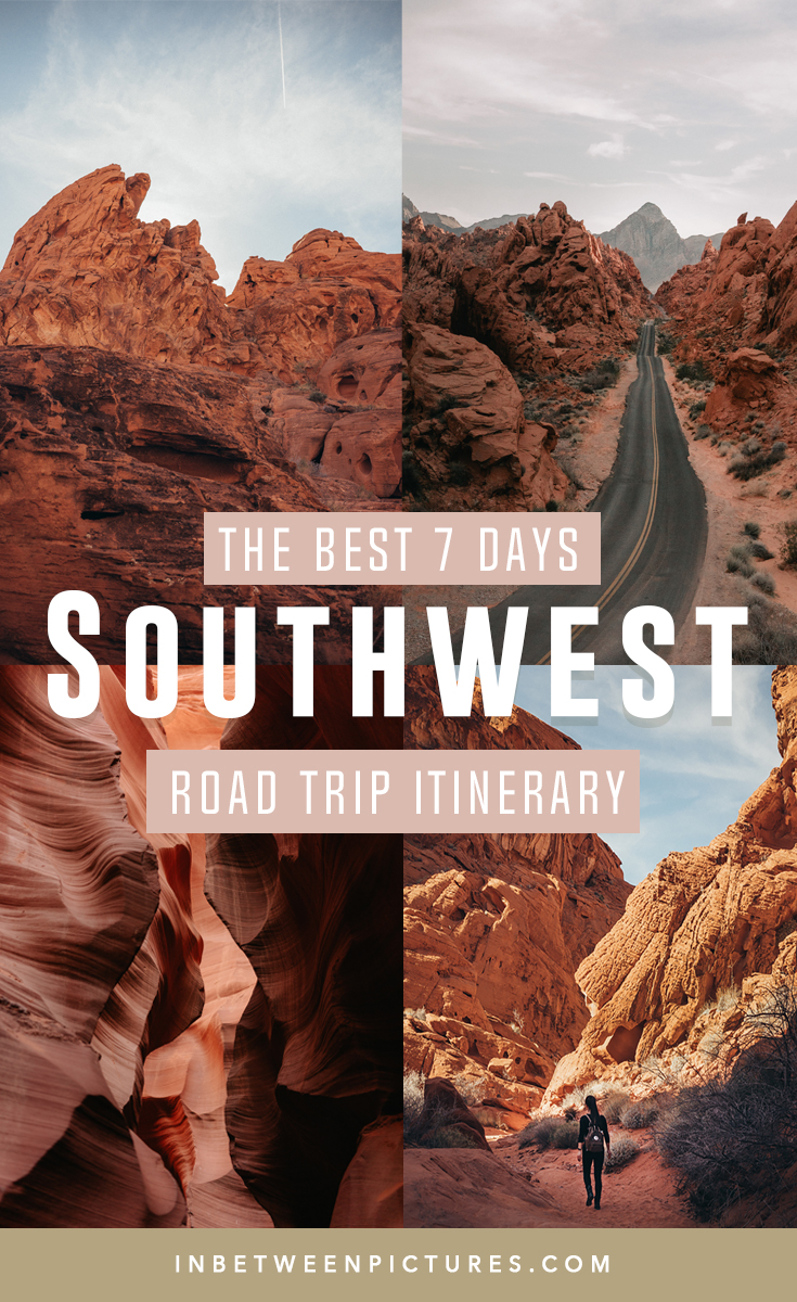 Ultimate American Southwest Road Trip Itinerary - US National Parks guide and driving duration to each park. A complete guide of where to stay in #Utah #Nevada #Arizona #SouthWest #NationalParks #USA