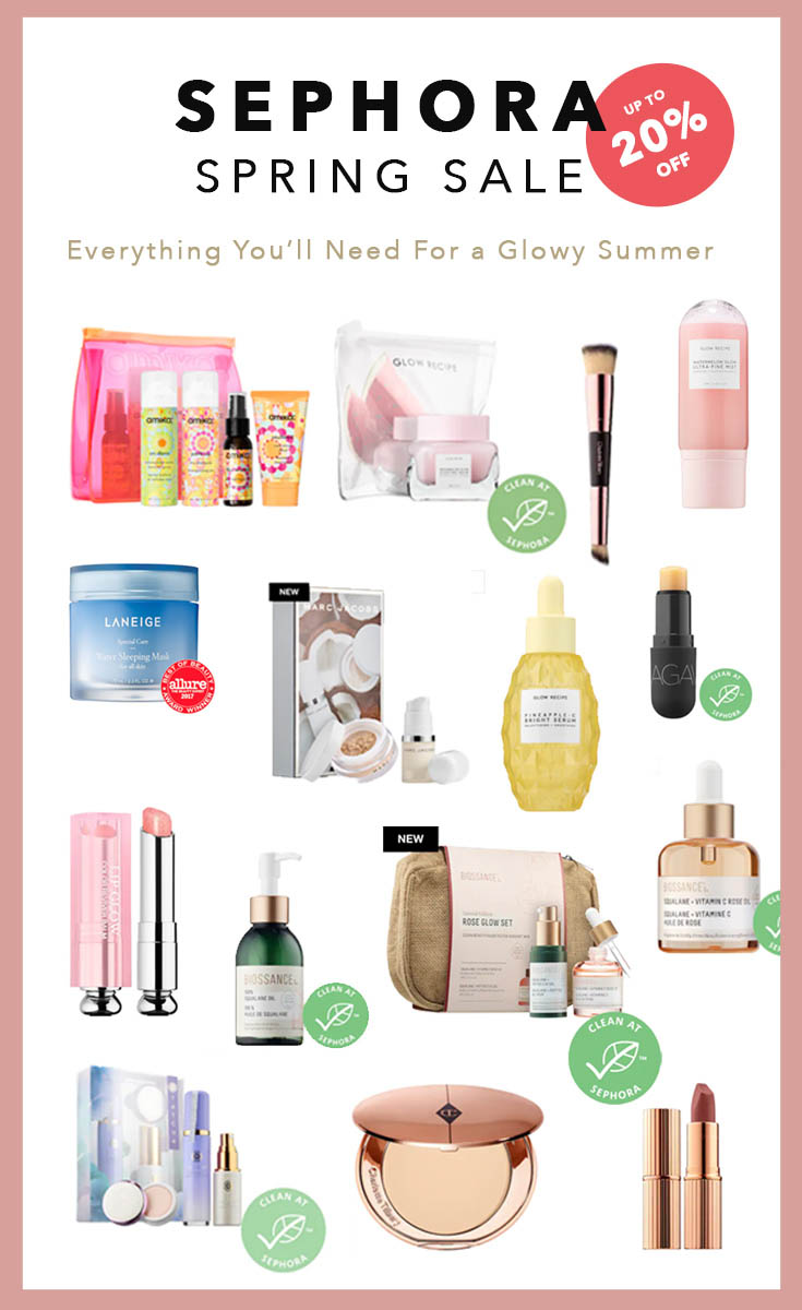 Sephora Spring Sale VIB Insider Sale - What to get during the sale and Sephora coupon code for VIB Sale - Everything you need to get for a glowy skin this summer