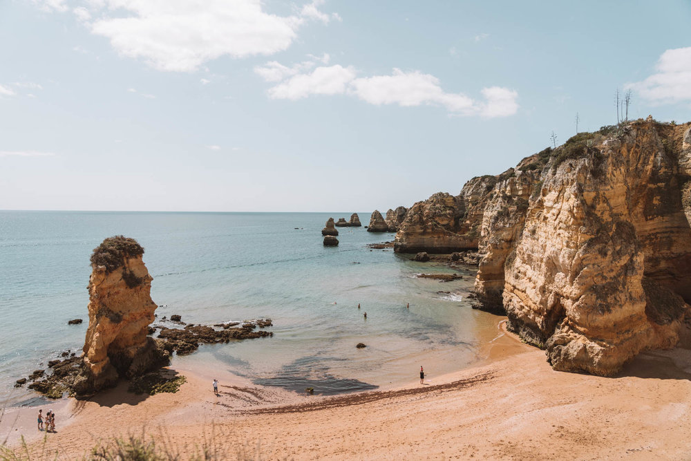 Best beaches in Lagos Algarve Portugal #Portugal #Europe