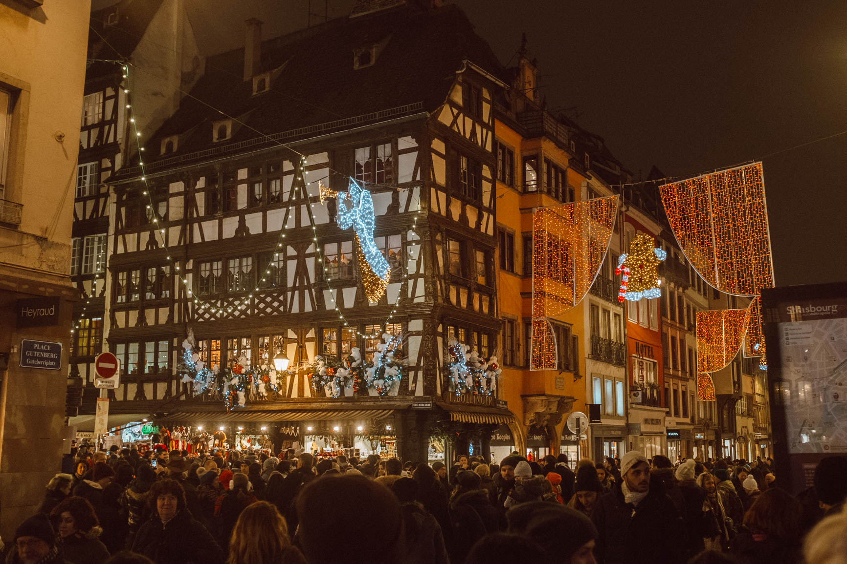 Strasbourg at night