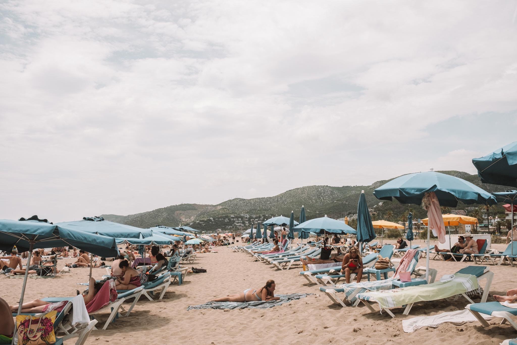 Castelldefels beach golden sand Barcelona