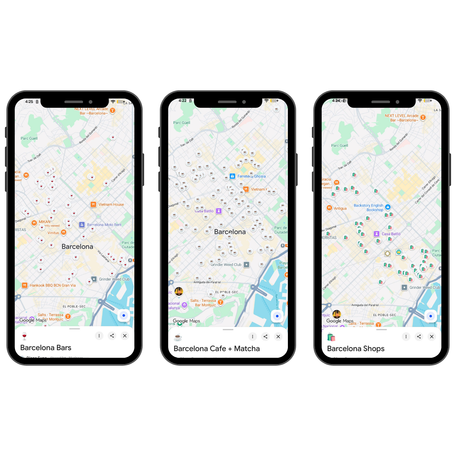 Barcelona Saved Map - Barcelona PDF Guide
