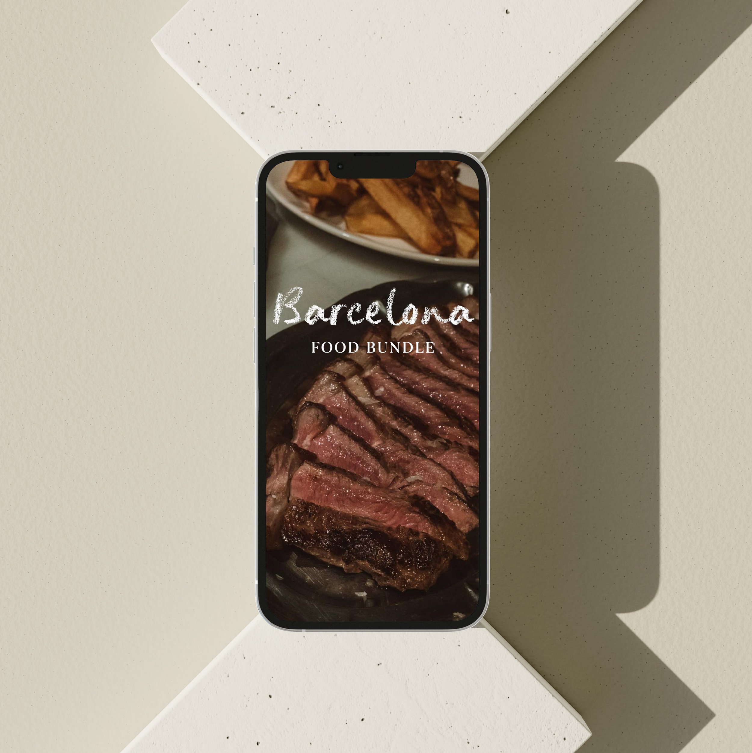 Barcelona Food Saved Maps