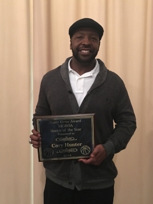 2018 Berry Grier Rookie of the Year: Corey Hunter