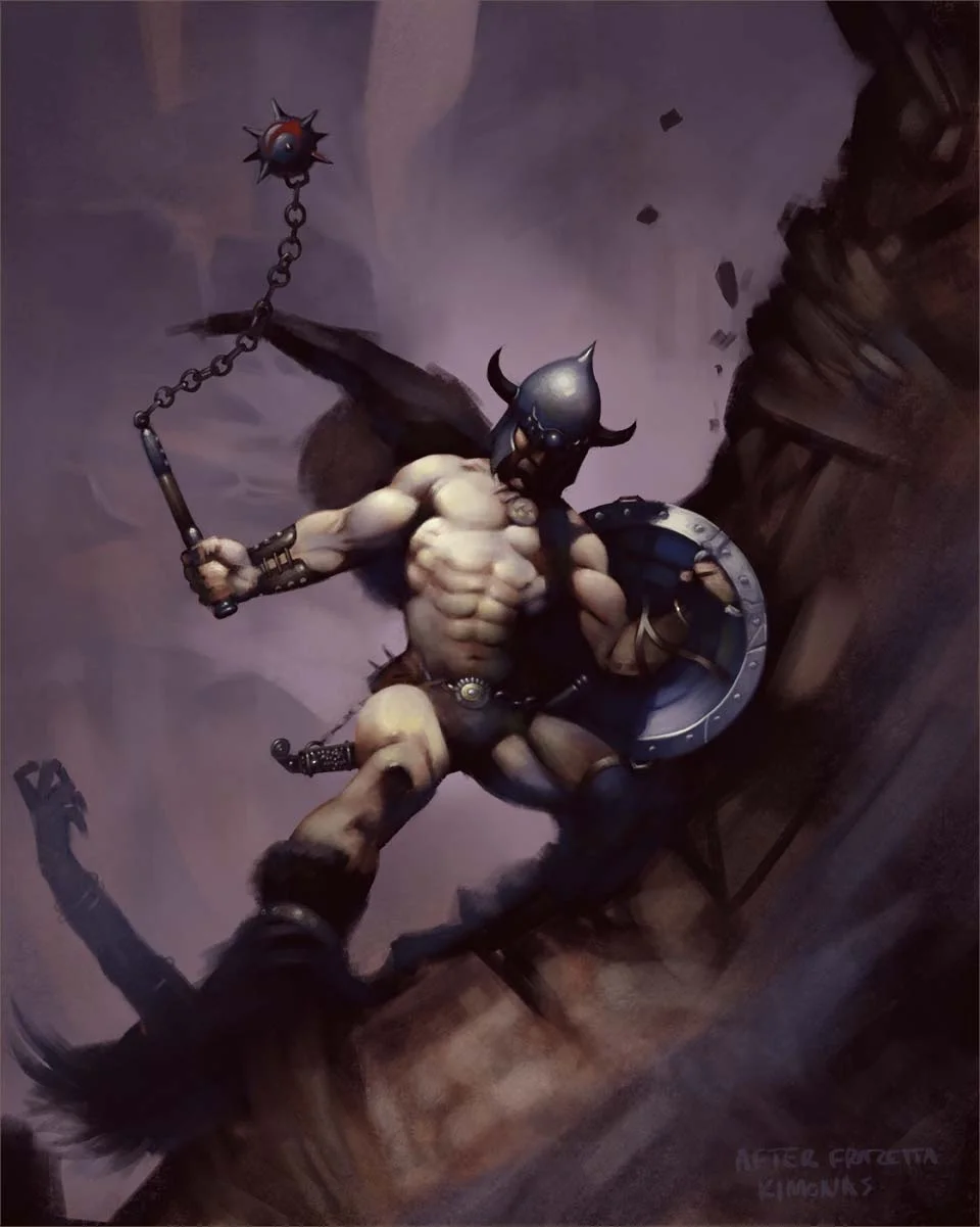 Study after Frazetta