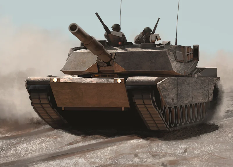 Photo study of a tank