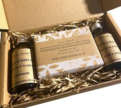 Gift Box Garden Bliss Soap & 2 Body Oils