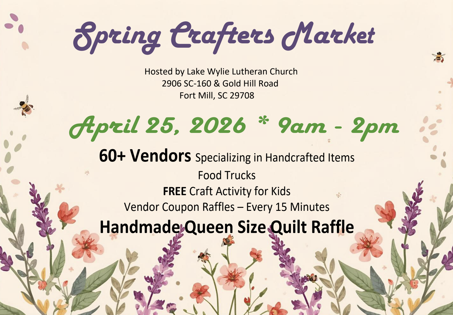 Spring Crafters Market - Fort Mill