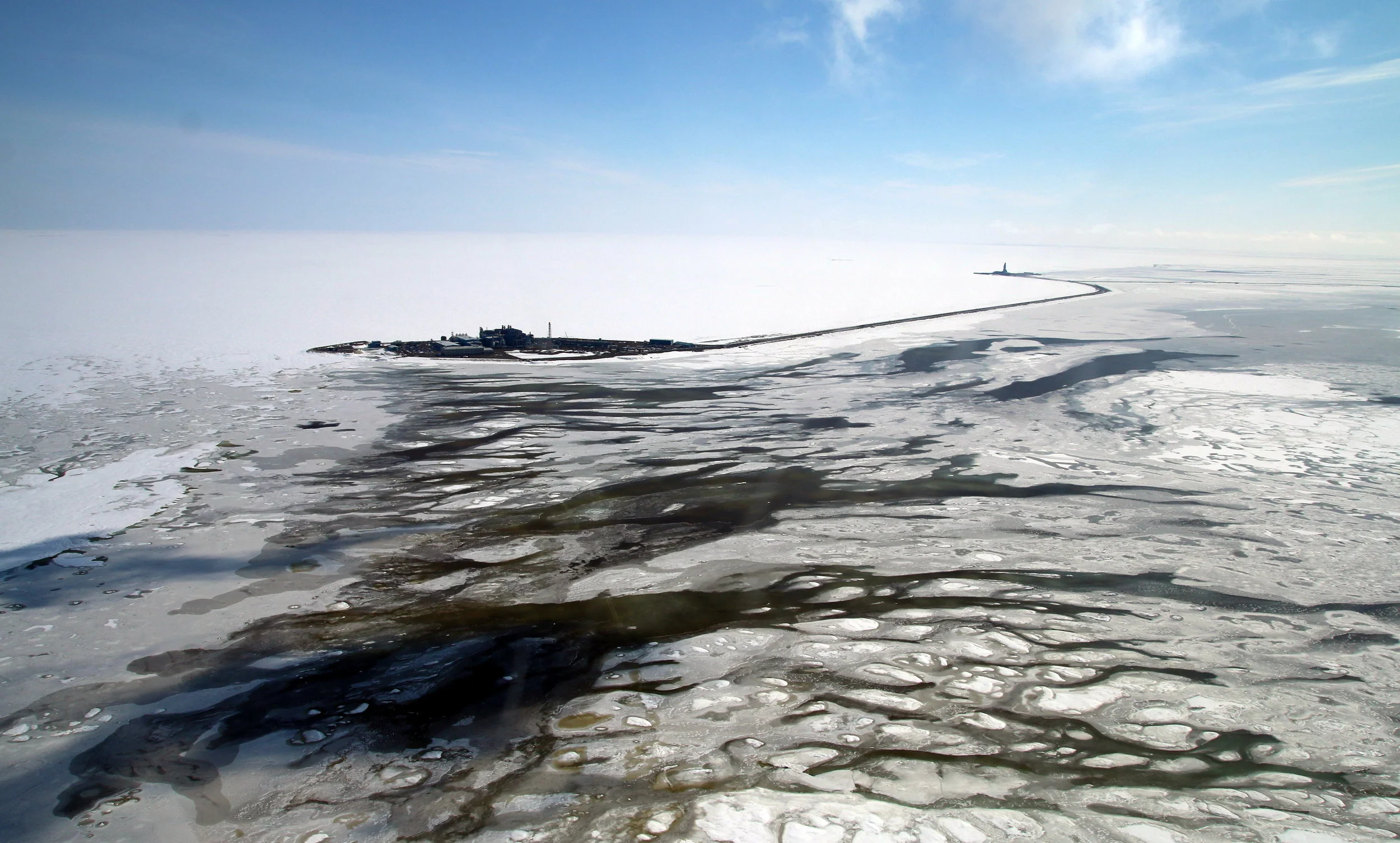 River Overflood, North Slope Alaska