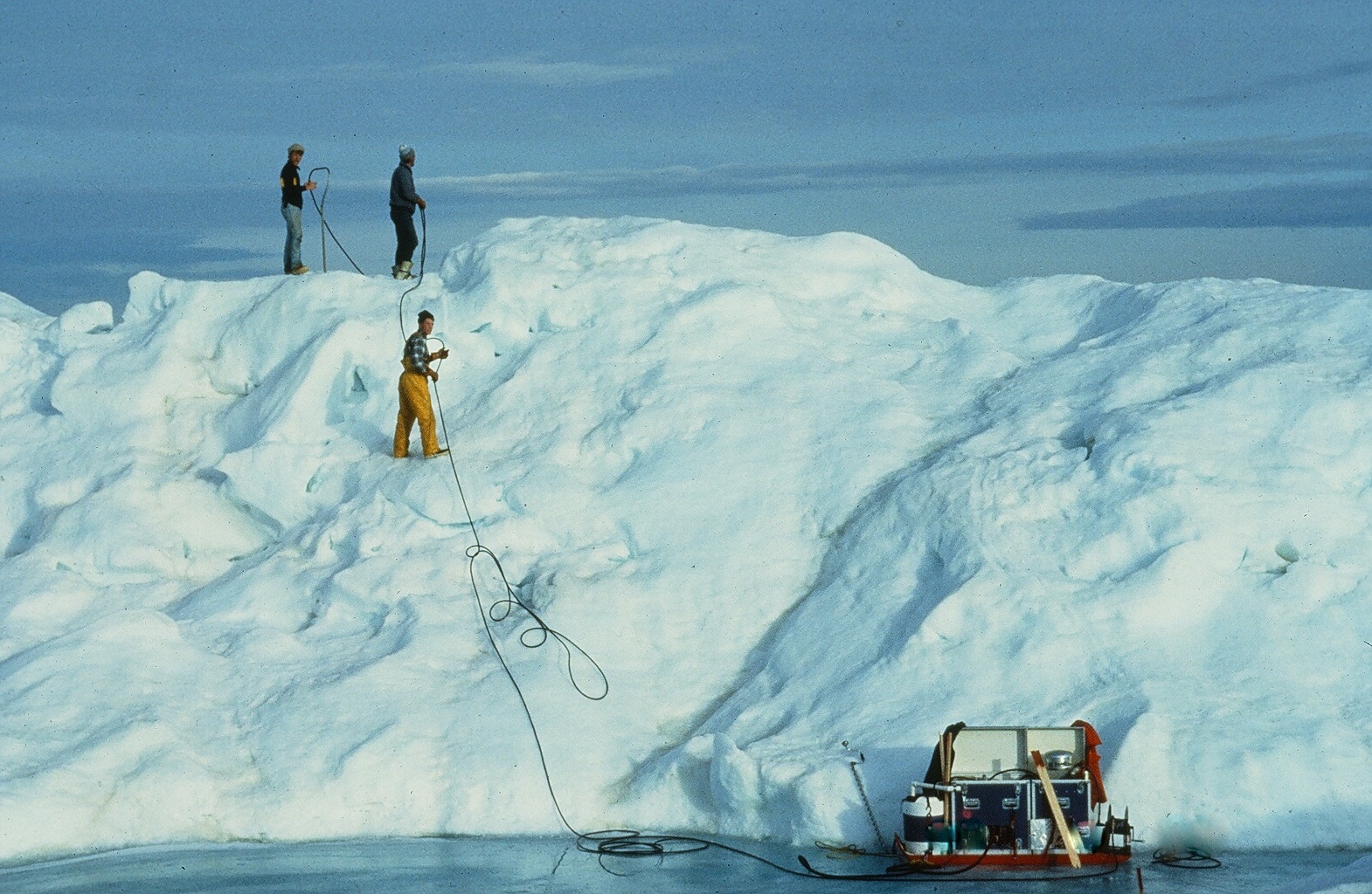 Determining Ice Floe Thickness with Thermal Drill