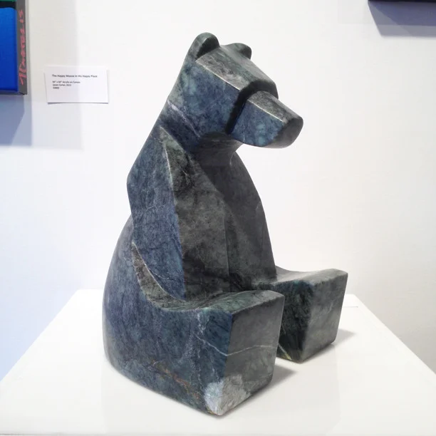 The Rather Large And Perfectly Content Sitting Bear
Canadian Soapstone
Jason Carter, 2015
SOLD