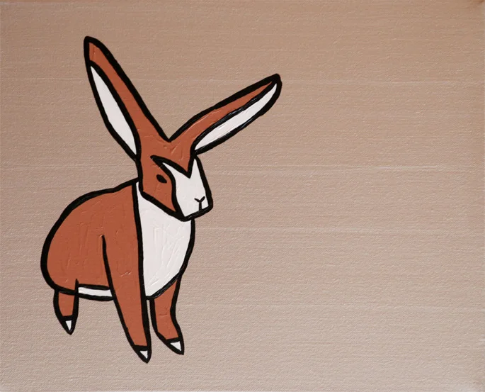 A Single Silver Rabbit.