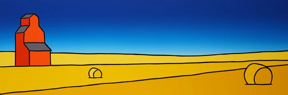 The Orange Grain Elevator On The Prairie
60" x 20" Acrylic on Canvas
Jason Carter, 2016
Sold