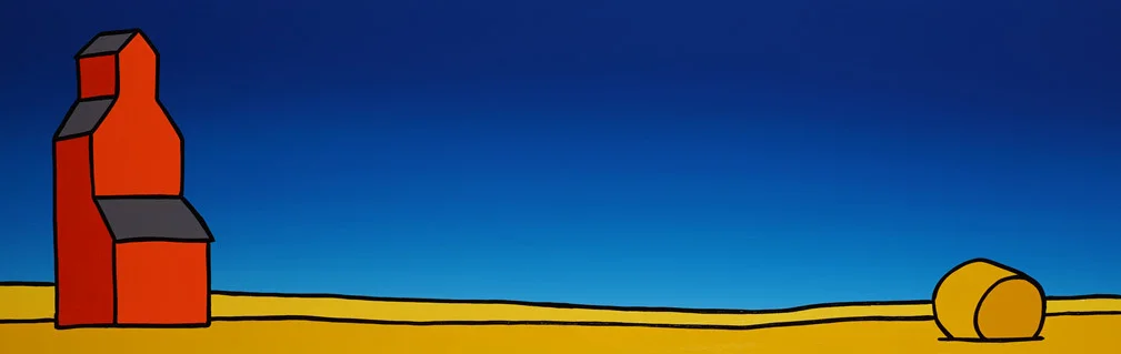 The Tall Orange Elevator On The Prairie
20" x 60" Acrylic on Canvas
Jason Carter, 2016
SOLD