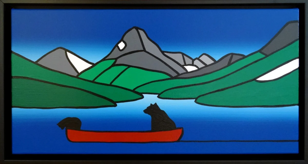 "Enjoy The Time While You Have The Time", Thought Mother Bear
24" x 12" Acrylic on Canvas (FRAMED)
Jason Carter, 2017
SOLD