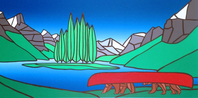 The Bear-tage
24" x 48" Acrylic on Canvas
Jason Carter, 2015
Sold
