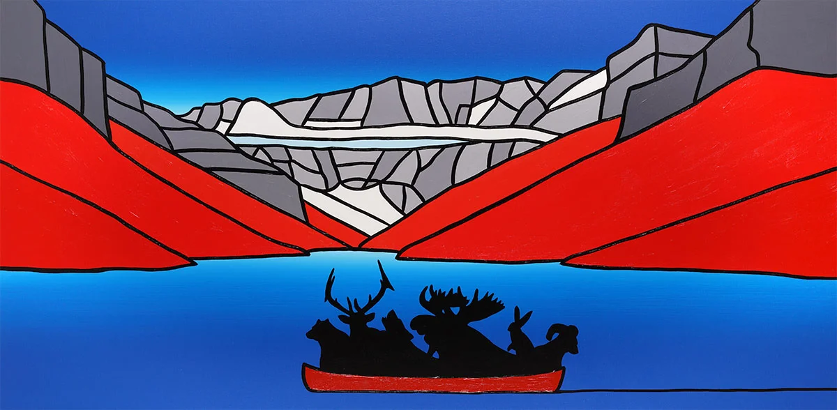 The Wild Party at Lake Louise, Fall
48" x 24" Acrylic on Canvas
Jason Carter, 2017
Sold